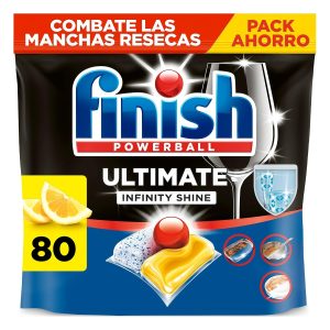 Finish Ultimate Infinity Shine 80 pastilhas limão