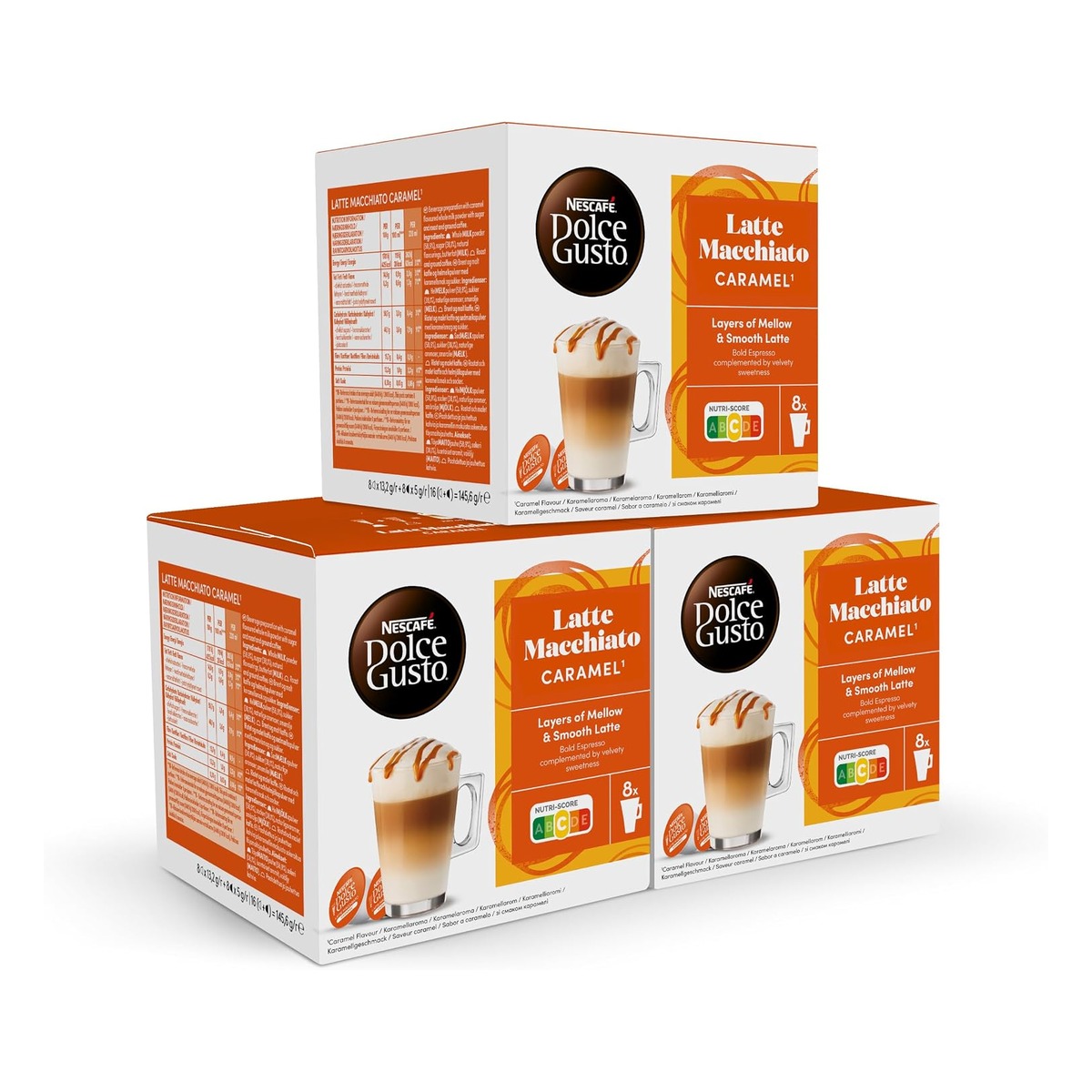Nescafé Dolce Gusto Latte Macchiato Caramel — 48 cápsulas Nescafé Dolce Gusto Latte Macchiato Caramel — 48 cápsulas