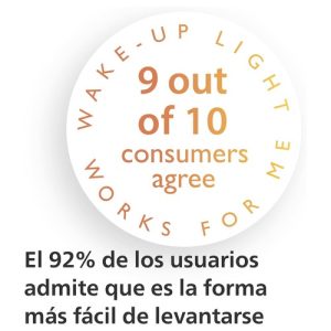 Despertador com Luz Philips Wake-up Light HF3531/01 — vista 3