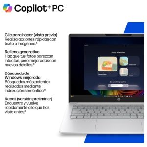 Portátil HP OmniBook 3 14" WUXGA Snapdragon X 16GB 512GB — vista 6