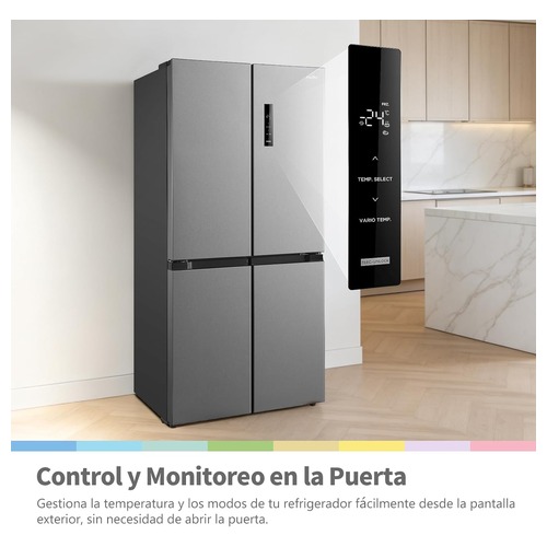 Frigorífico Americano Comfee' RCF470LS2EU 474L (4 Portas) Frigorífico Americano Comfee' RCF470LS2EU 474L (4 Portas) — vista 6