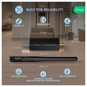 Dongle ZigBee NOUS E16 para Home Assistant — vista 5