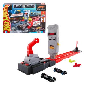 Pista Hot Wheels Formula 1 Grid Start com 2 Carros — foto principal