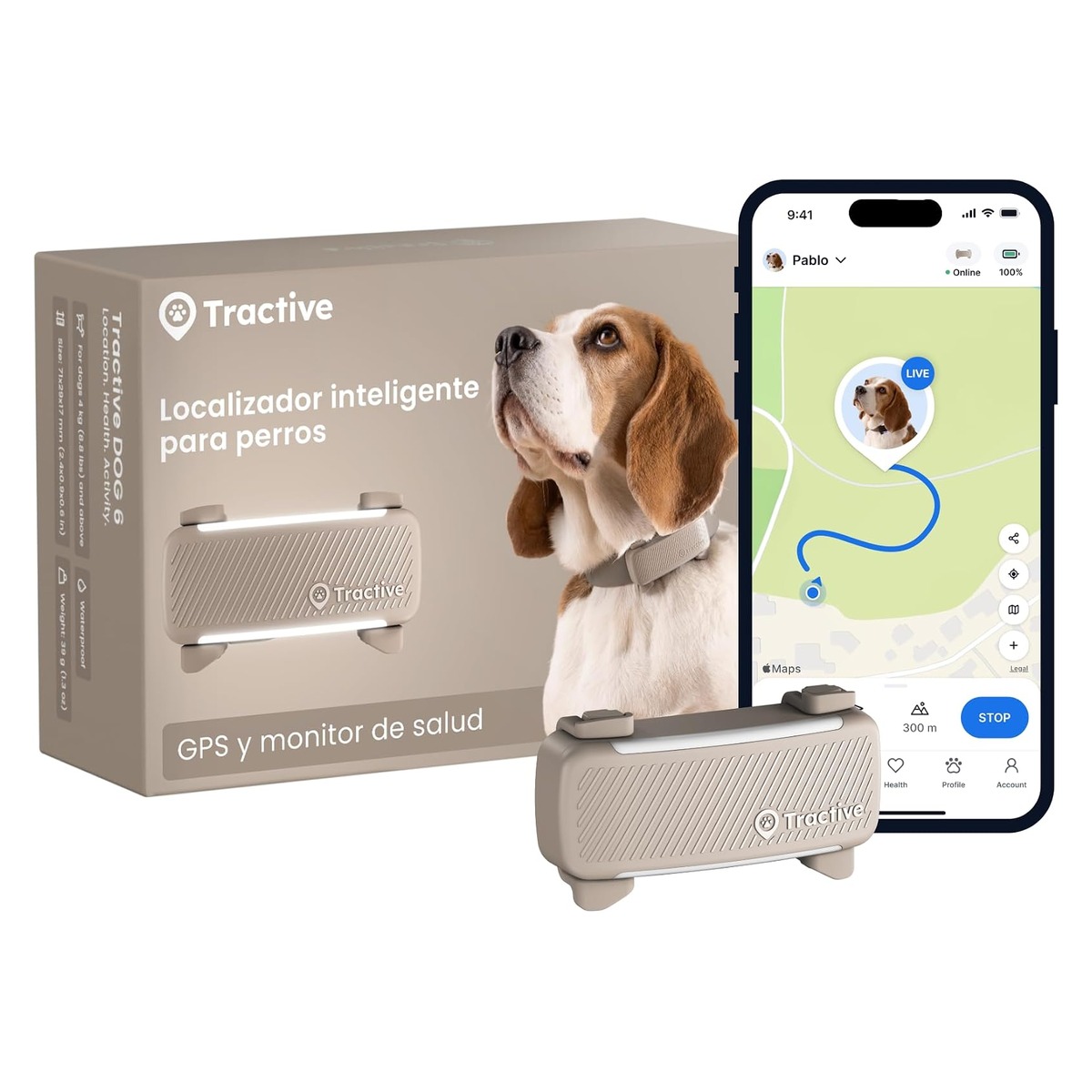 Localizador GPS para Cães Tractive 2025 Edition Localizador GPS para Cães Tractive 2025 Edition — foto principal