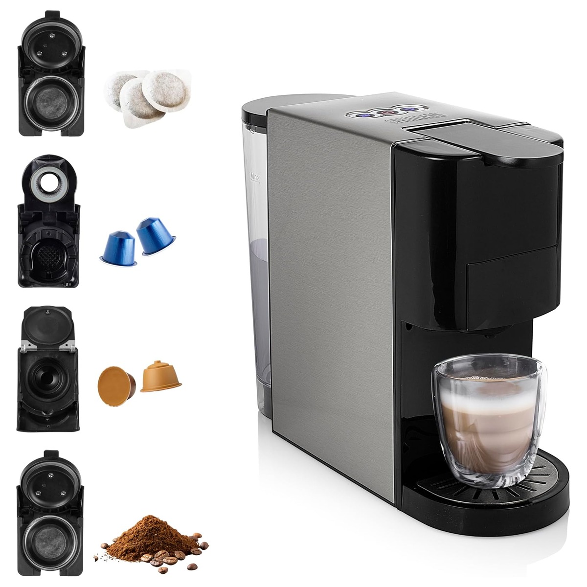 Máquina de Café Multifunções Princess 249450 Máquina de Café Multifunções Princess 249450