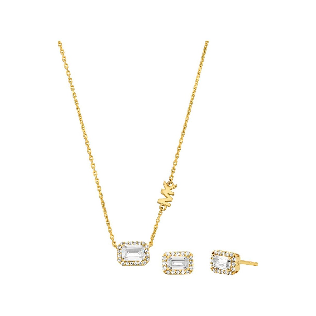 Conjunto de Joias Michael Kors — Colar e Brincos com Pedras Semipreciosas Conjunto de Joias Michael Kors — Colar e Brincos com Pedras Semipreciosas — imagem principal