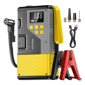 Arrancador de Bateria Portátil Nikocreos com Compressor de Ar 3000 A — imagem principal
