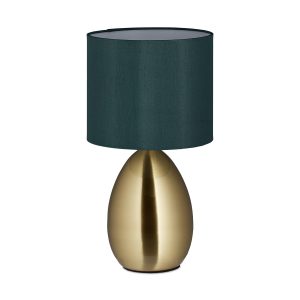 Candeeiro de Mesa Relaxdays com Abajur de Tecido — imagem principal