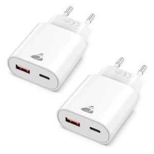 Pack de 2 Carregadores Rápidos USB-C 20 W – Aioneus — imagem principal