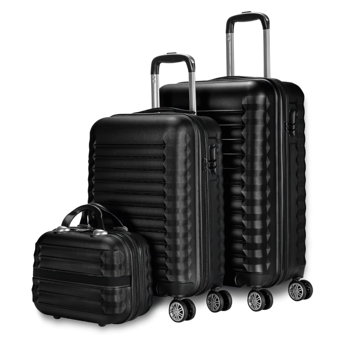 Conjunto de Malas Rígidas NUMADA 3 Peças — Cabine 53 cm + Média 63 cm + Necessaire Conjunto de Malas Rígidas NUMADA 3 Peças — Cabine 53 cm + Média 63 cm + Necessaire — foto principal