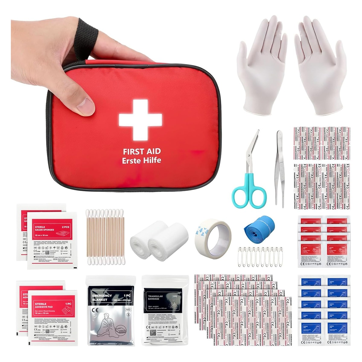 Kit de Primeiros Socorros HONYAO 90 Peças Kit de Primeiros Socorros HONYAO 90 Peças — imagem principal