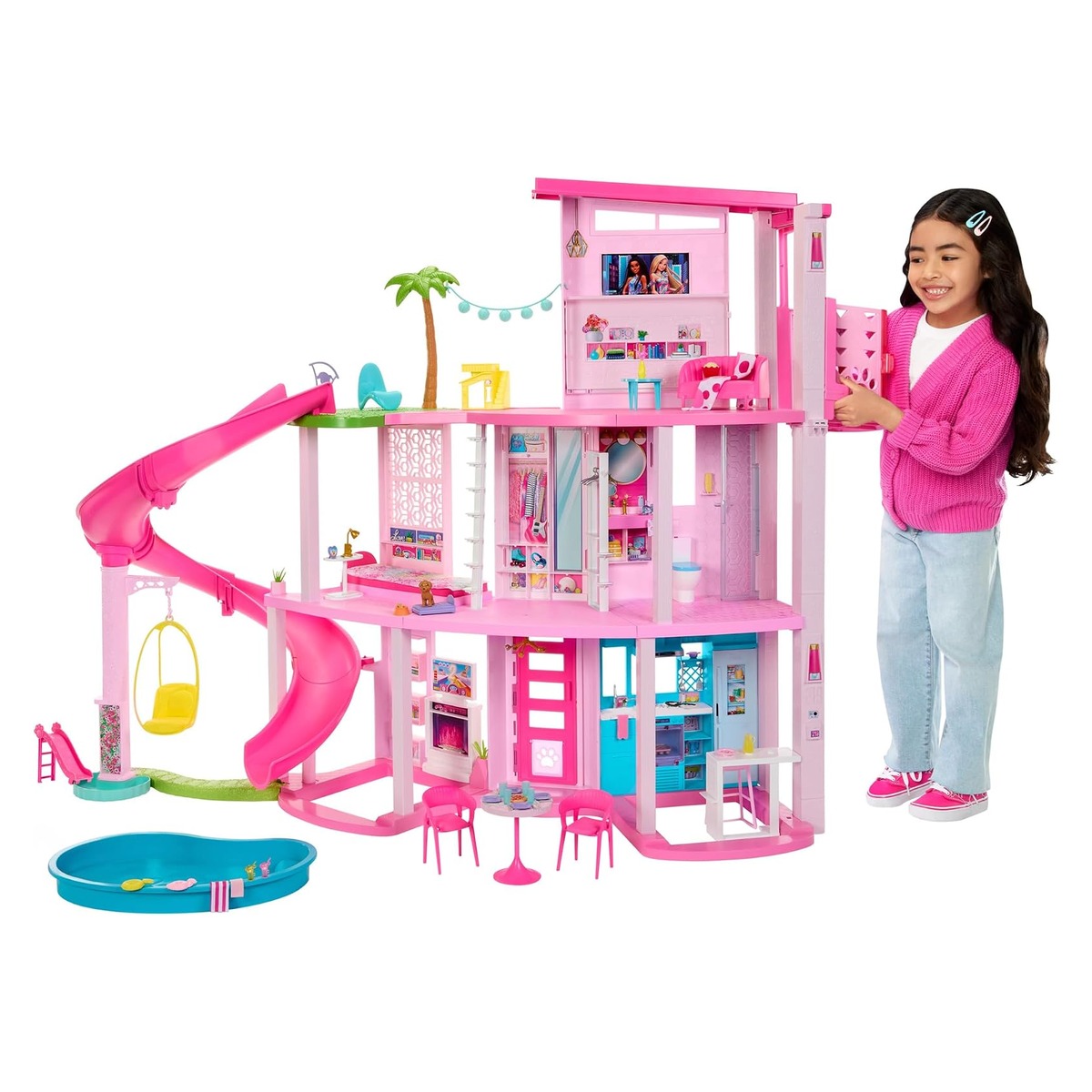 Barbie Dreamhouse 2023 — Casa de Bonecas 3 Andares (Mattel HMX10) Barbie Dreamhouse 2023 — Casa de Bonecas 3 Andares (Mattel HMX10) — foto principal