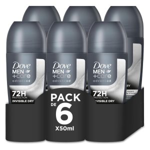 Desodorizante Dove Men+Care Advanced Invisible Dry 50 ml — Pack de 6 — foto principal