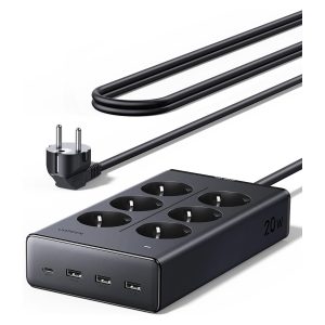 Regleta UGREEN 10 em 1 — 6 Tomadas + 3 USB-A + USB-C PD 20W — foto principal
