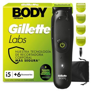 Aparador Corporal Gillette Labs i5 Body + Intimate — 6 Acessórios — foto principal